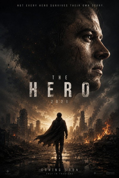Póster de The Hero 2026 Not every hero survives their own story.