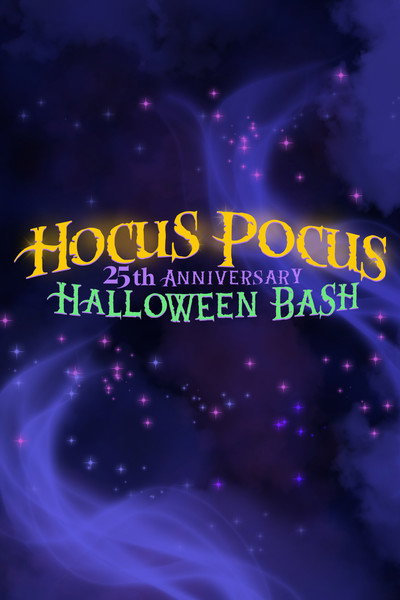 Póster de The Hocus Pocus 25th Anniversary Halloween Bash