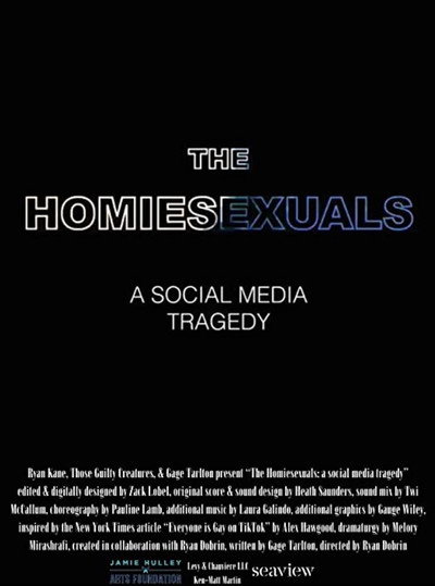 Póster de The Homiesexuals: a social media tragedy