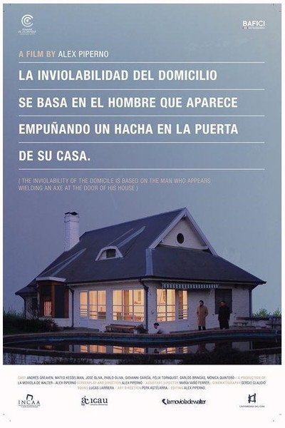 Póster de The Inviolability of the Domicile Is Based on the Man Who Appears Wielding an Axe at the Door of His House