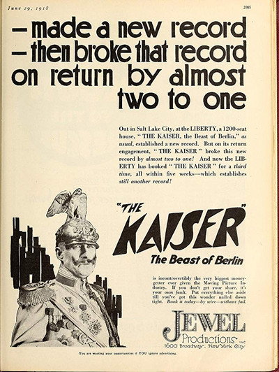 Póster de The Kaiser, the Beast of Berlin