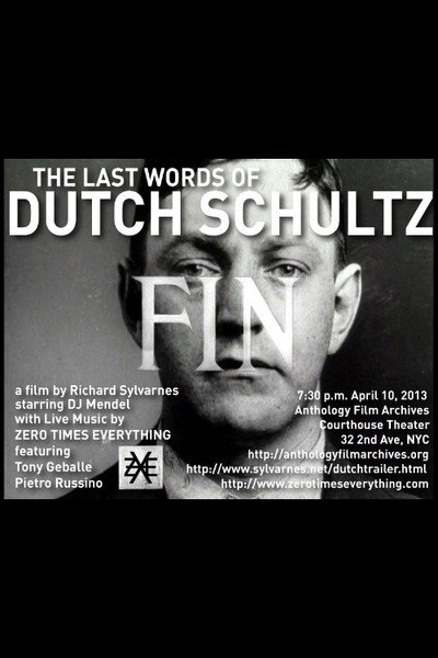 Póster de The Last Words of Dutch Schultz