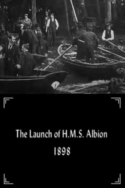 Póster de The Launch of H.M.S. Albion