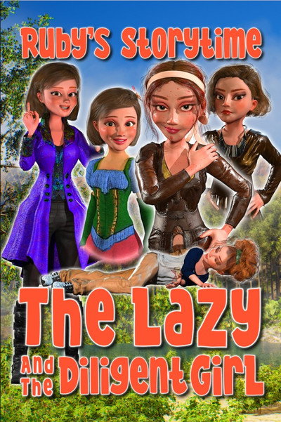Póster de The Lazy and the Diligent Girl, Ruby's Storytime