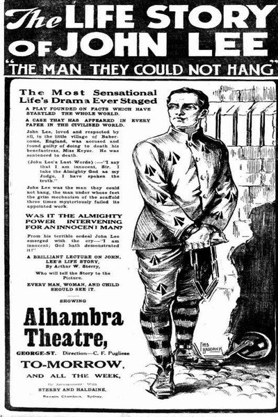 Póster de The Life Story of John Lee, or the Man They Could Not Hang