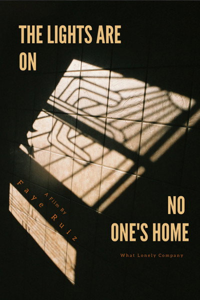 Póster de The Lights Are On, No One's Home