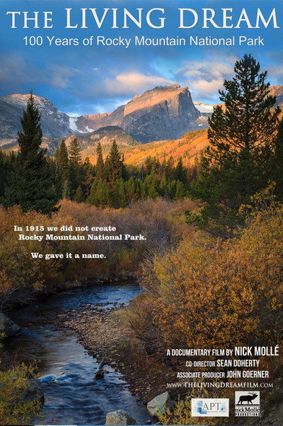 Póster de The Living Dream: 100 Years of Rocky Mountain National Park