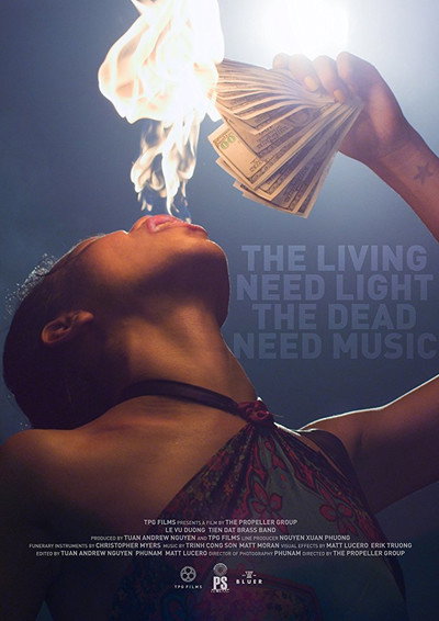 Póster de The Living Need Light, the Dead Need Music