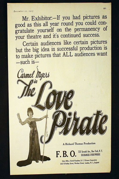 Póster de The Love Pirate