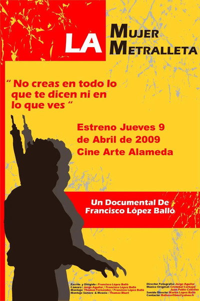 Póster de The Machine Gun Woman