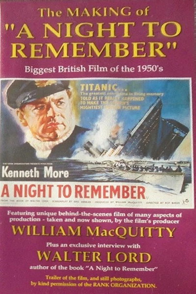 Póster de The Making of 'A Night to Remember'