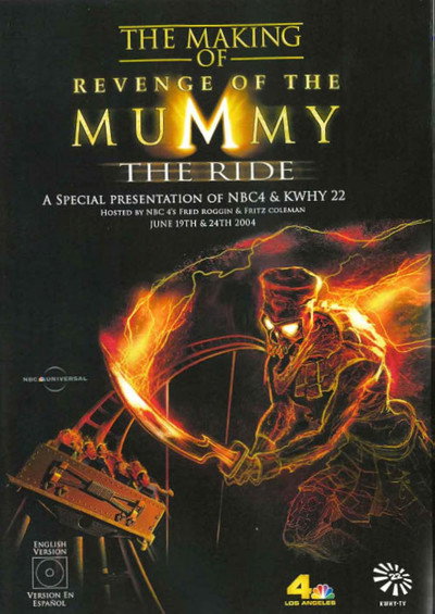 Póster de The making of Revenge of the Mummy - The Ride