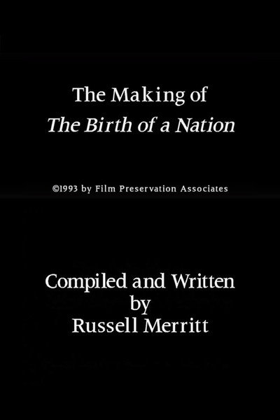Póster de The Making of 'the Birth of a Nation'