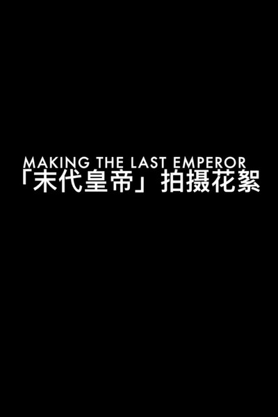 Póster de The Making of 'the Last Emperor'