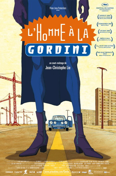 Póster de The Man in the Blue Gordini
