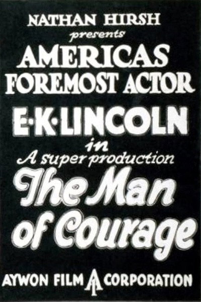 Póster de The Man of Courage