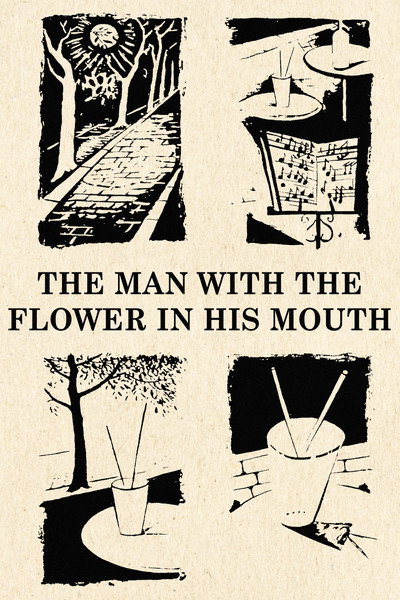 Póster de The Man with a Flower in His Mouth