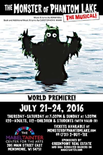 Póster de The Monster of Phantom Lake: The Musical!