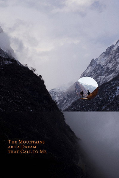 Póster de The Mountains Are a Dream That Call to Me