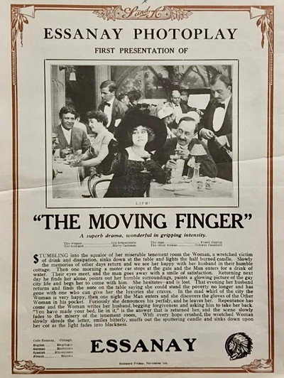 Póster de The Moving Finger
