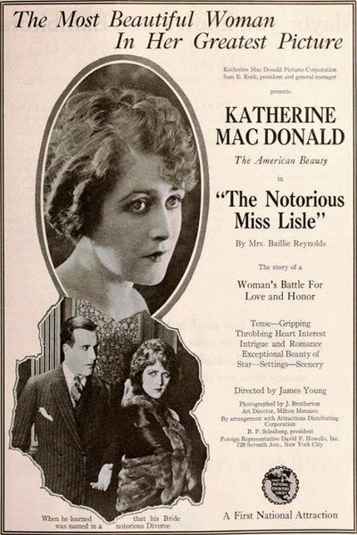 Póster de The Notorious Miss Lisle