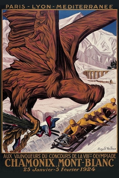 Póster de The Olympic Games Held at Chamonix in 1924