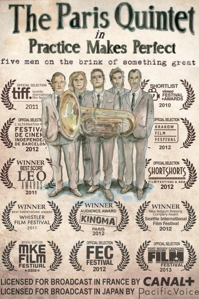 Póster de The Paris Quintet in Practice Makes Perfect