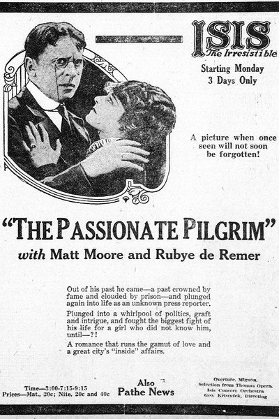Póster de The Passionate Pilgrim