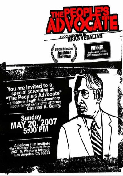 Póster de The People's Advocate: The Life & Times of Charles R. Garry