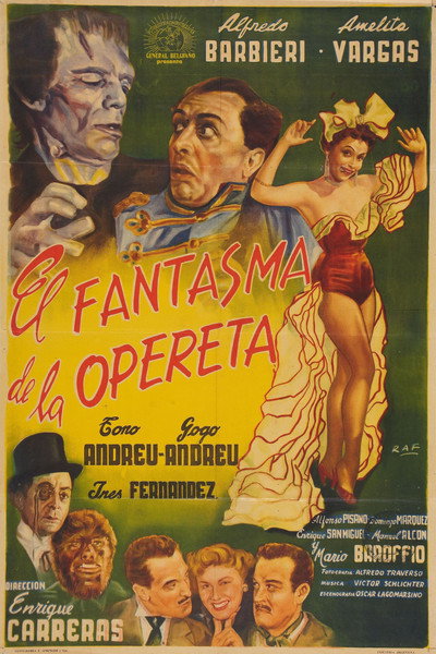 Póster de The Phantom of the Operetta