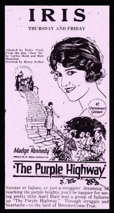 Póster de The Purple Highway