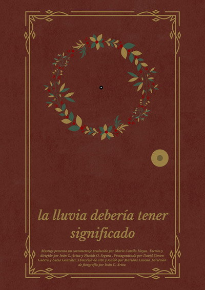 Póster de The rain should have a meaning