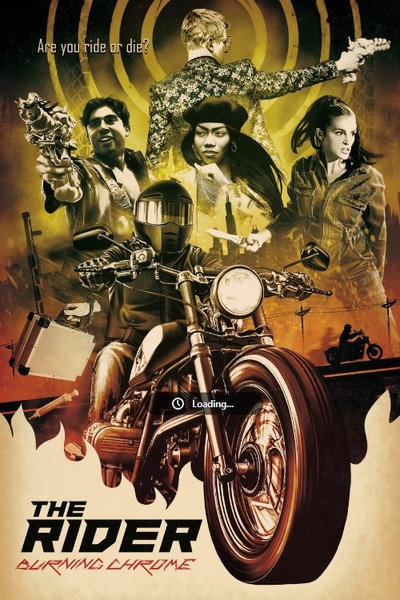 Póster de The Rider: Burning Chrome