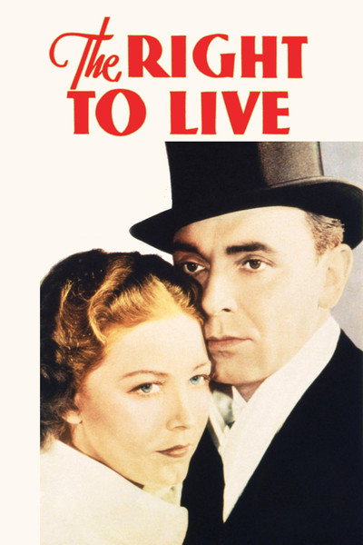 Póster de The Right to Live