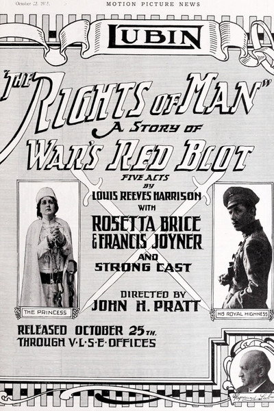 Póster de The Rights of Man: A Story of War's Red Blotch