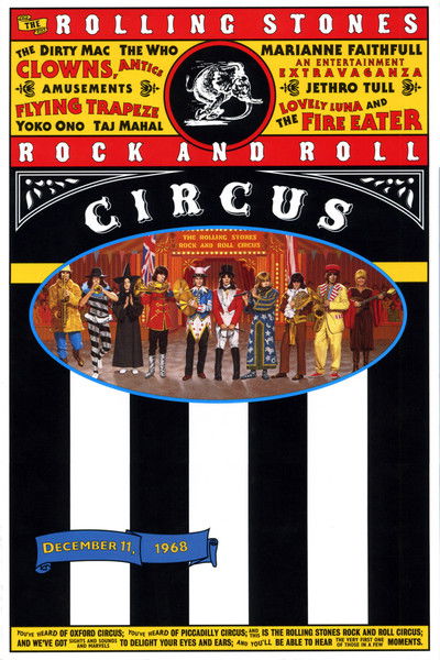 Póster de The Rolling Stones Rock and Roll Circus