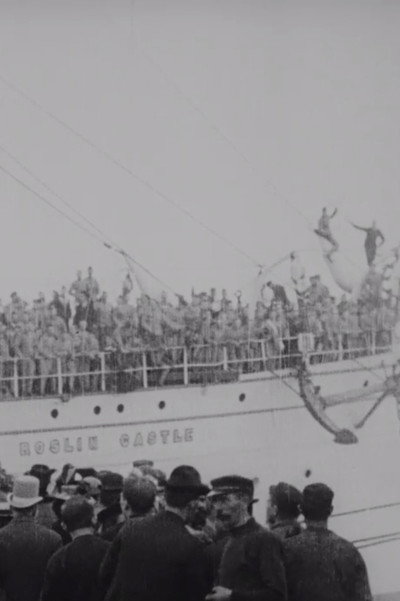 Póster de The 'Roslin Castle' (Troopship) Leaving for South Africa
