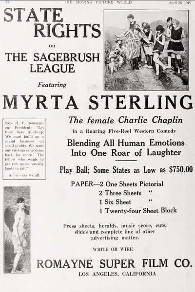 Póster de The Sage-Brush League
