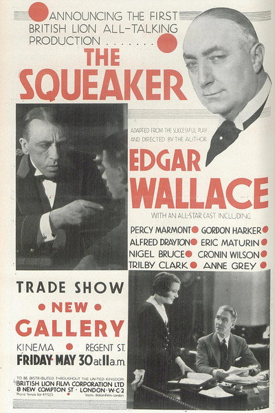 Póster de The Squeaker