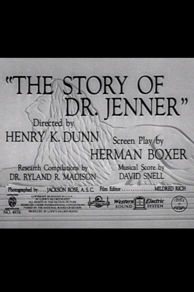 Póster de The Story of Dr. Jenner