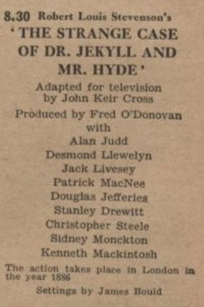 Póster de The Strange Case of Dr. Jekyll and Mr. Hyde