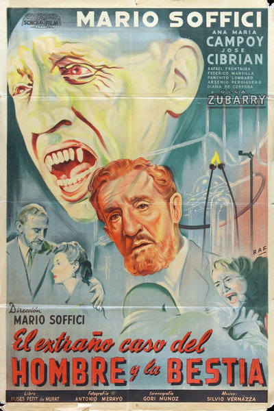 Póster de The Strange Case of the Man and the Beast