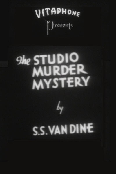 Póster de The Studio Murder Mystery