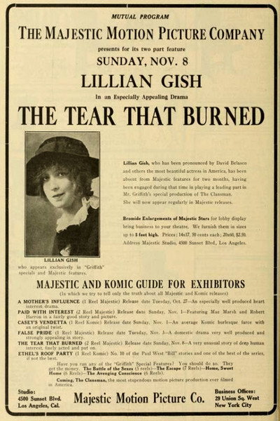 Póster de The Tear That Burned