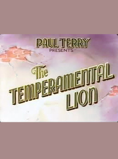 Póster de The Tempermental Lion