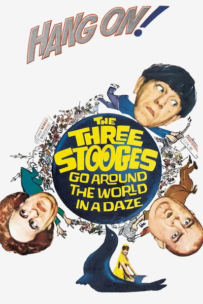 Póster de The Three Stooges Go Around the World in a Daze