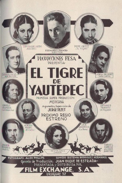 Póster de The Tiger of Yautepec