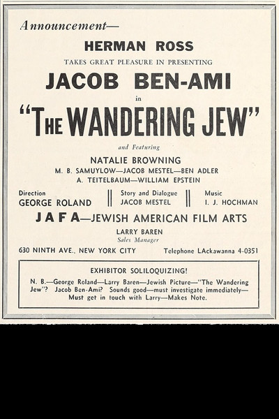 Póster de The Wandering Jew