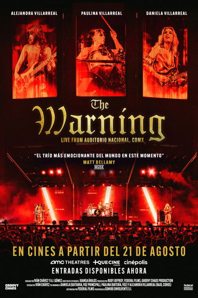 Póster de The Warning Live from Auditorio Nacional, CDMX