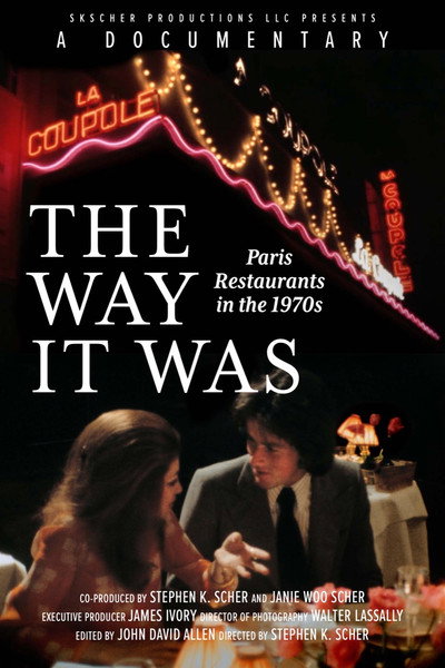 Póster de The Way It Was: Paris Restaurants in the 1970s